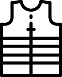 Reflector Vest Tracing Svg Vector, Free Vectors File